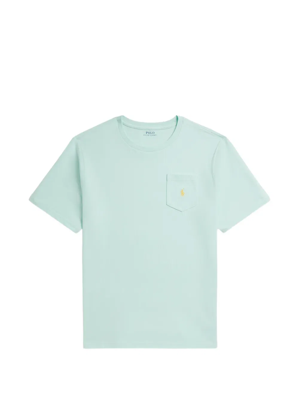 Футболка-поло с вышитым пони на кармане Polo Ralph Lauren Kids, синий