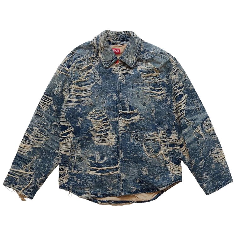 

Куртка Diesel Distressed Denim Jacket 'Blue', синий