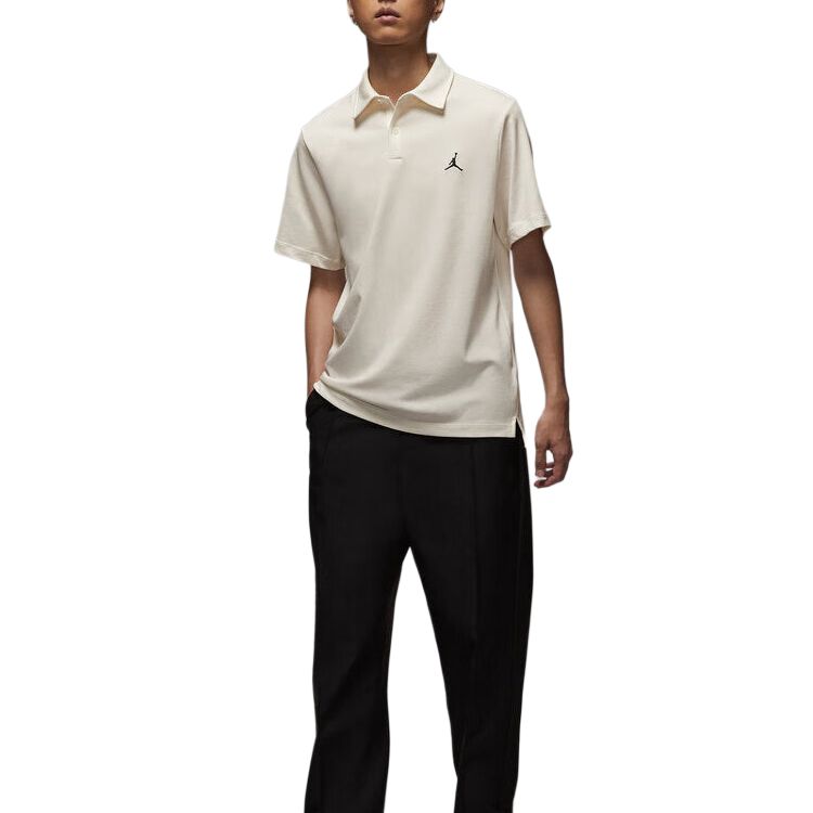 Спортивная мужская поло для гольфа Dri FIT Jordan, Ecru — фото 4