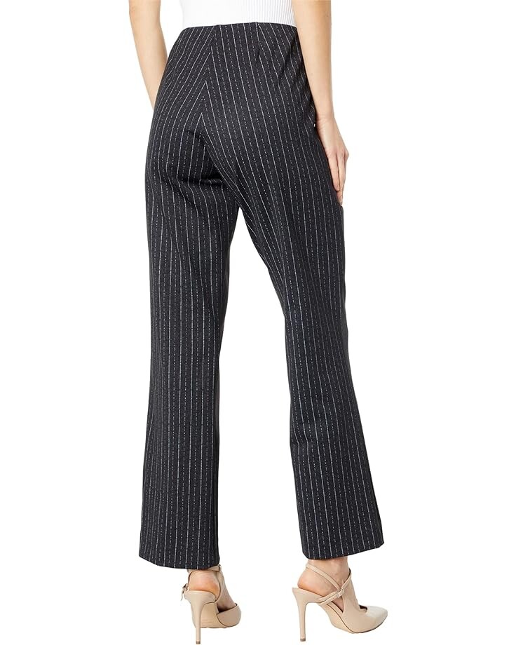 

Брюки Krazy Larry Knit Wide Leg Front Zip Pants, цвет Black Stripe