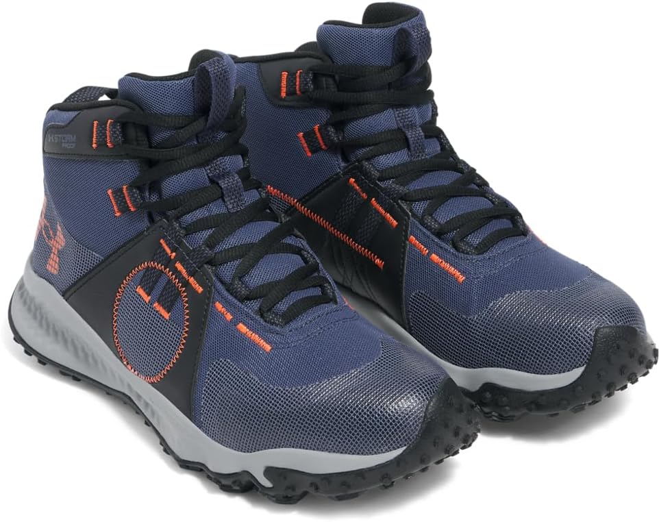 Under Armour мужские водонепроницаемые трекинговые ботинки Charged Maven Trek, (001) Black/Downpour Gray/Ares Red — фото 2
