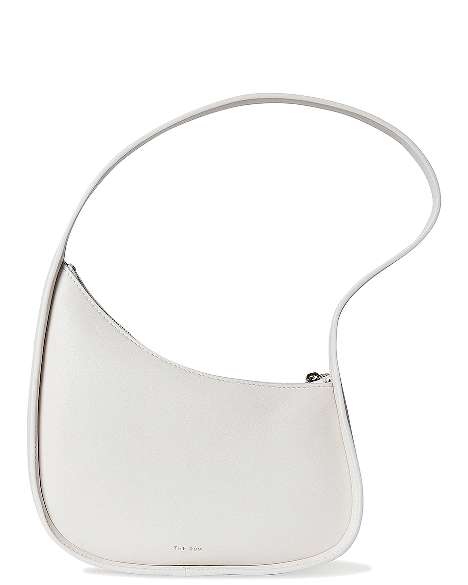 

Кожаная сумка Half Moon The Row, Ivory PLD