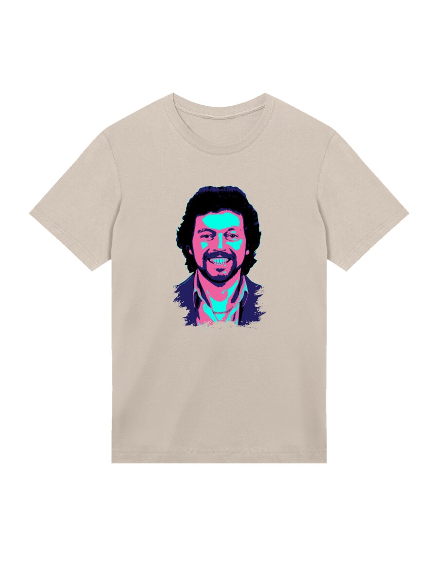 

Рубашка F4NT4STIC TV Times Jeremy Beadle 1982 Pop Art, песочный