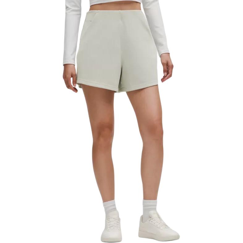 

Мягкие повседневные шорты для женщин Lululemon, серый/серый