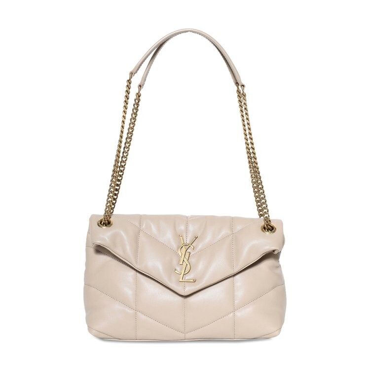 

Сумка Saint Laurent Puffer Small, цвет Dark/Beige