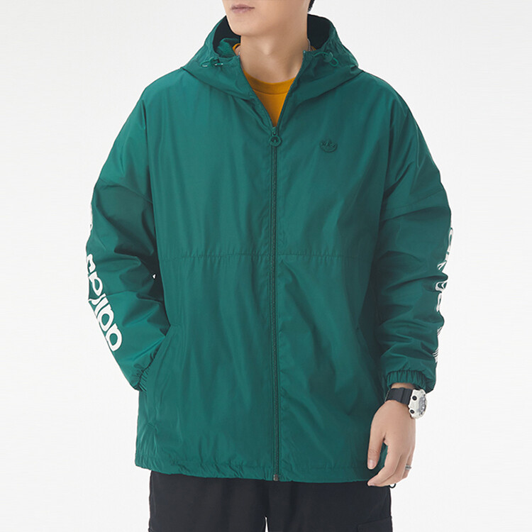 Куртка Regen Wbreaker мужская зеленая Adidas Originals, зеленый — фото 3