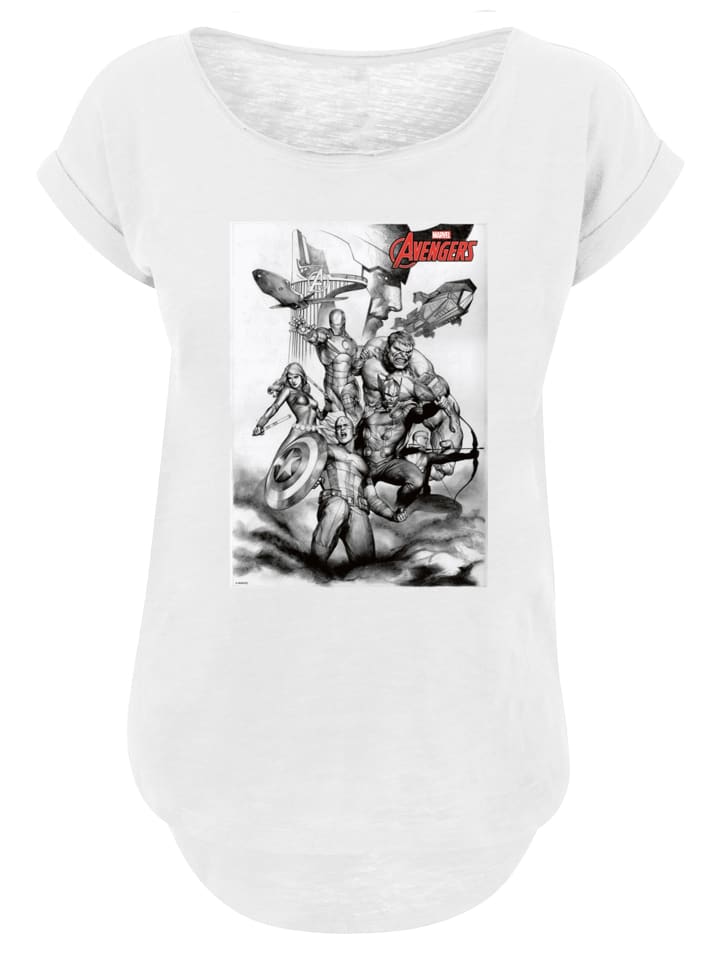 

Длинная футболка с изображением супергероев Marvel Мстители, собирайте команду белого цвета F4NT4STIC, Белый, Длинная футболка с изображением супергероев Marvel Мстители, собирайте команду белого цвета F4NT4STIC