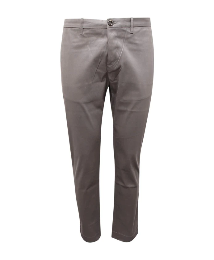 

Узкие удобные брюки-чинос серого цвета Nine In The Morning, серый