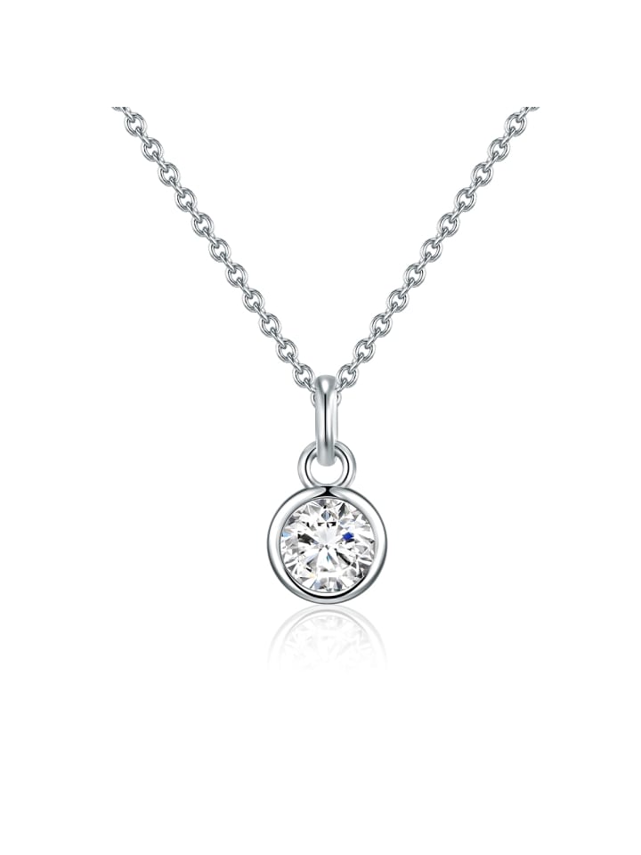 

Rafaela Donata Серебряное колье с фианитами в серебряной оправе