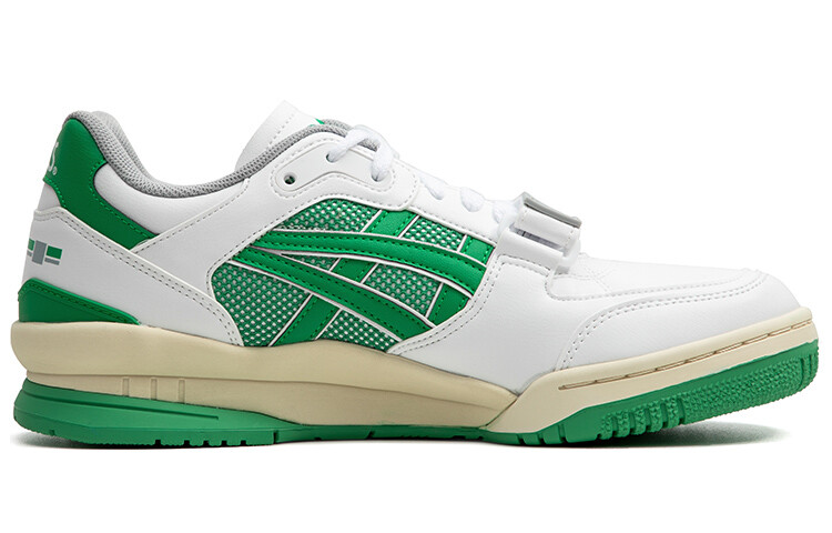 Винтажные баскетбольные кроссовки Asics Gel-Spotlyte унисекс, Белый/Зеленый — фото 2