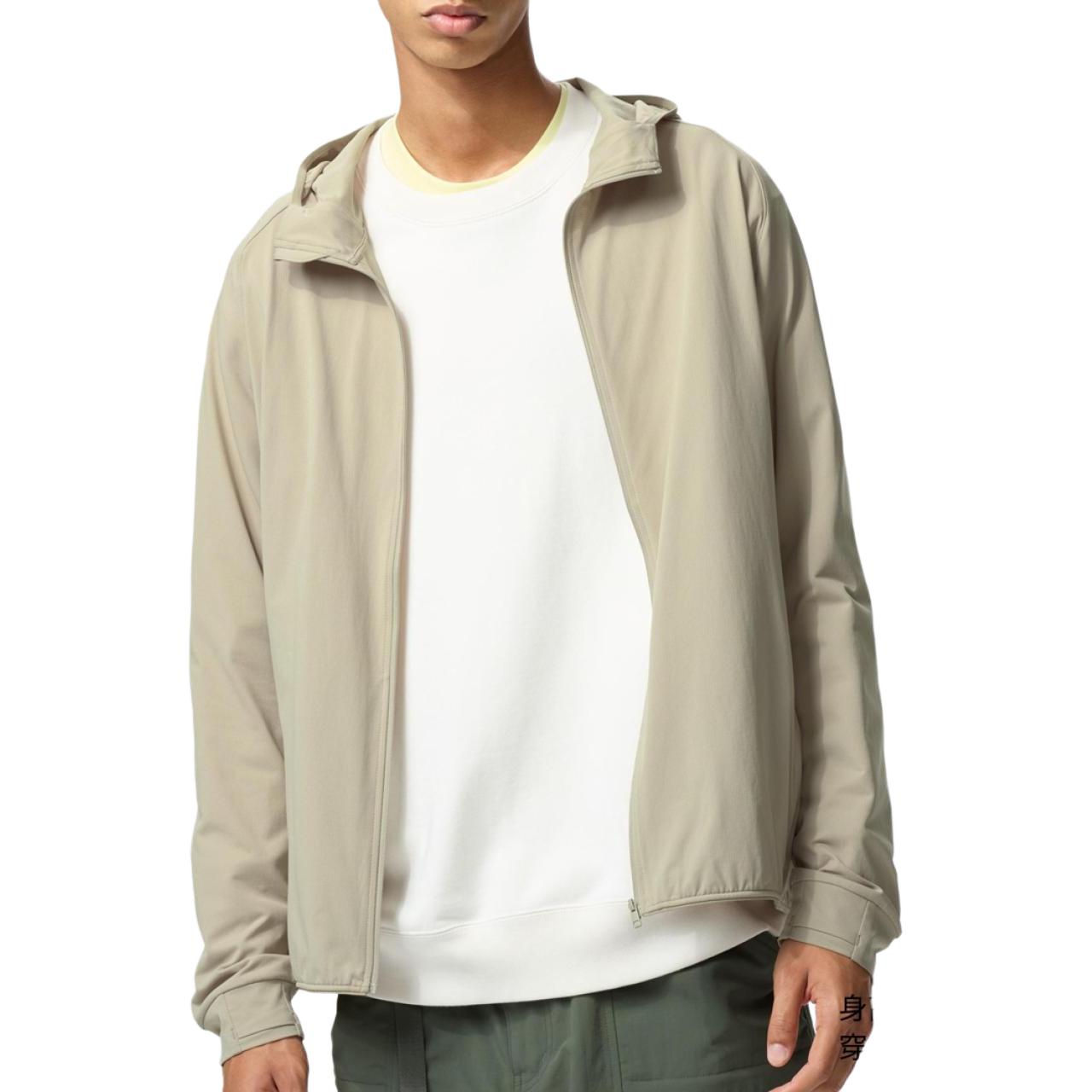 UNIQLO Защитная одежда от солнца с УФ-фильтром унисекс темно-бежевый, Dark Beige — фото 3