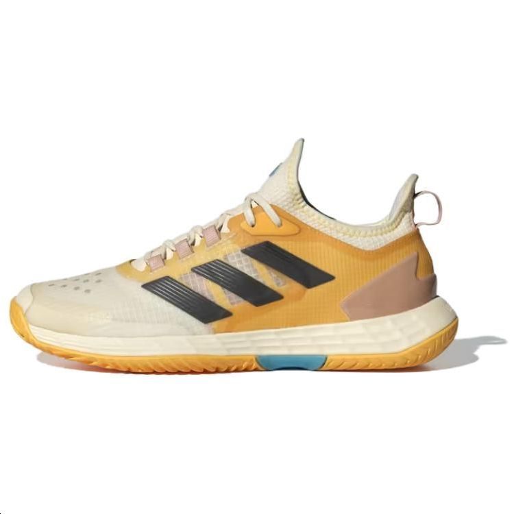 

Adizero Ubersonic 4.1 Semi Spark Core Black Off White Женская футболка Adidas, Желтый Белый Черный