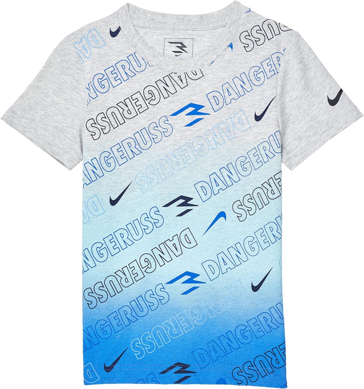 

Футболка Nike Dangeruss All Over Print Dip Tee, цвет RW Blue