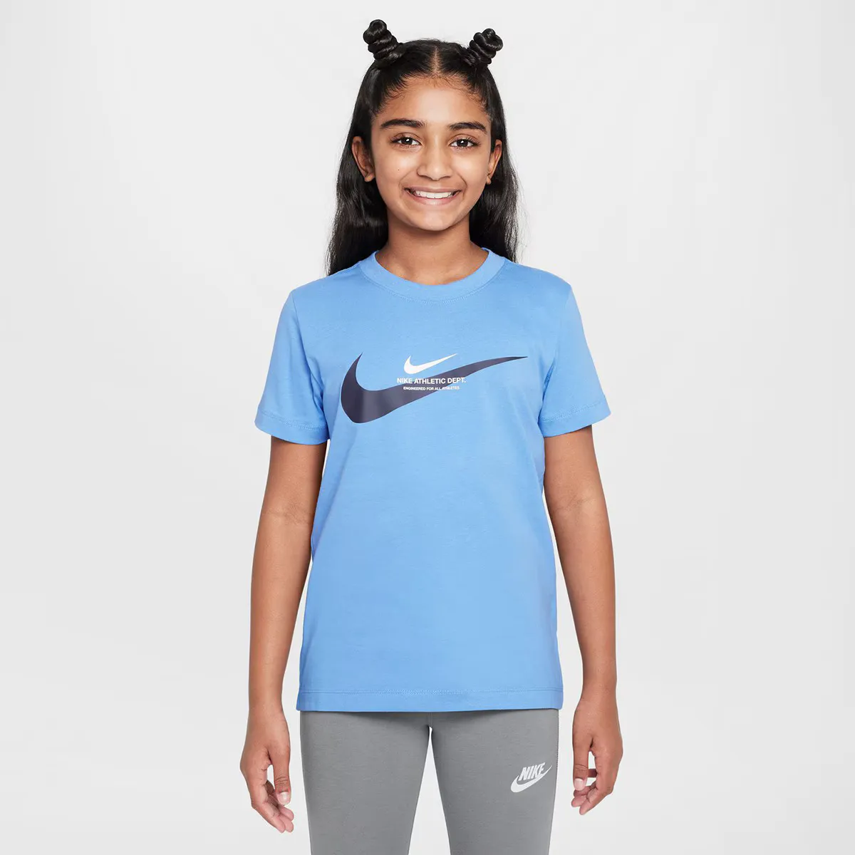 

Детская футболка с принтом Nike, синий
