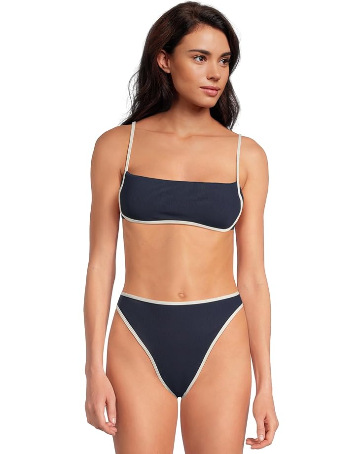 

Женский топ для плавания L*Space Hazel, Midnight/Cream