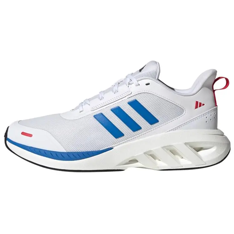 

Adidas Мужские кроссовки All Day Power Slip Resistant Abrasion Resistant Low Top бело-синие