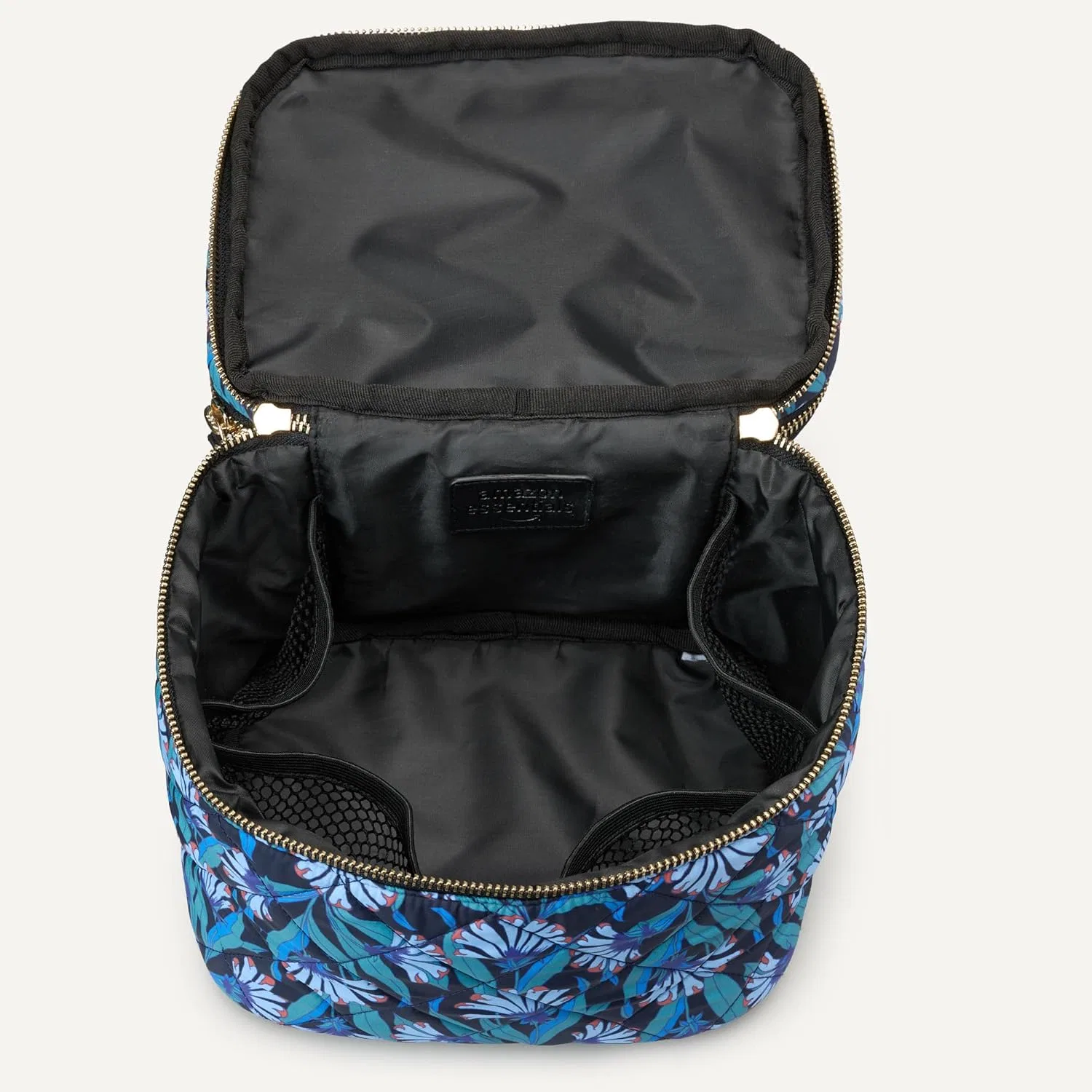 Многофункциональная стеганая косметичка от Amazon Essentials Amazon Essentials, Blue Floral — фото 3