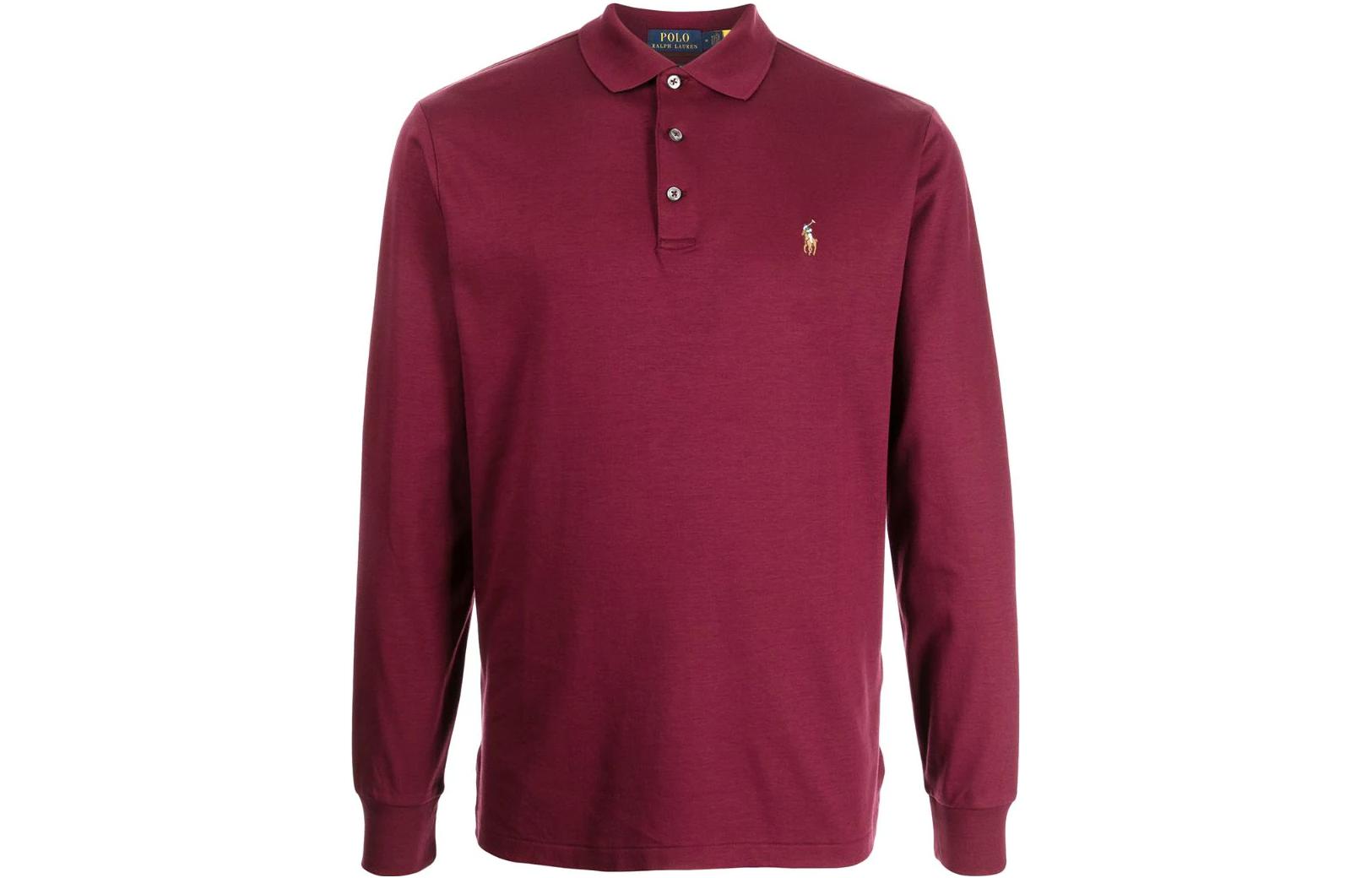 

Поло с вышитой лошадкой Polo Pony Polo Ralph Lauren, Burgundy