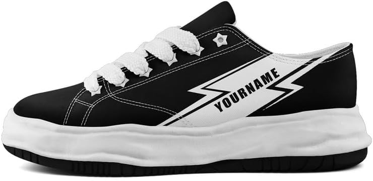 

Кроссовки AWSOLE Custom Platform Canvas для мужчин и женщин, модные низкие повседневные туфли, классические удобные обувь для ходьбы, белый/черный