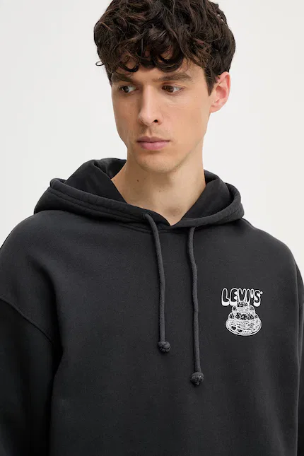 Худи Levi's Relaxed Fit, черный — фото 4