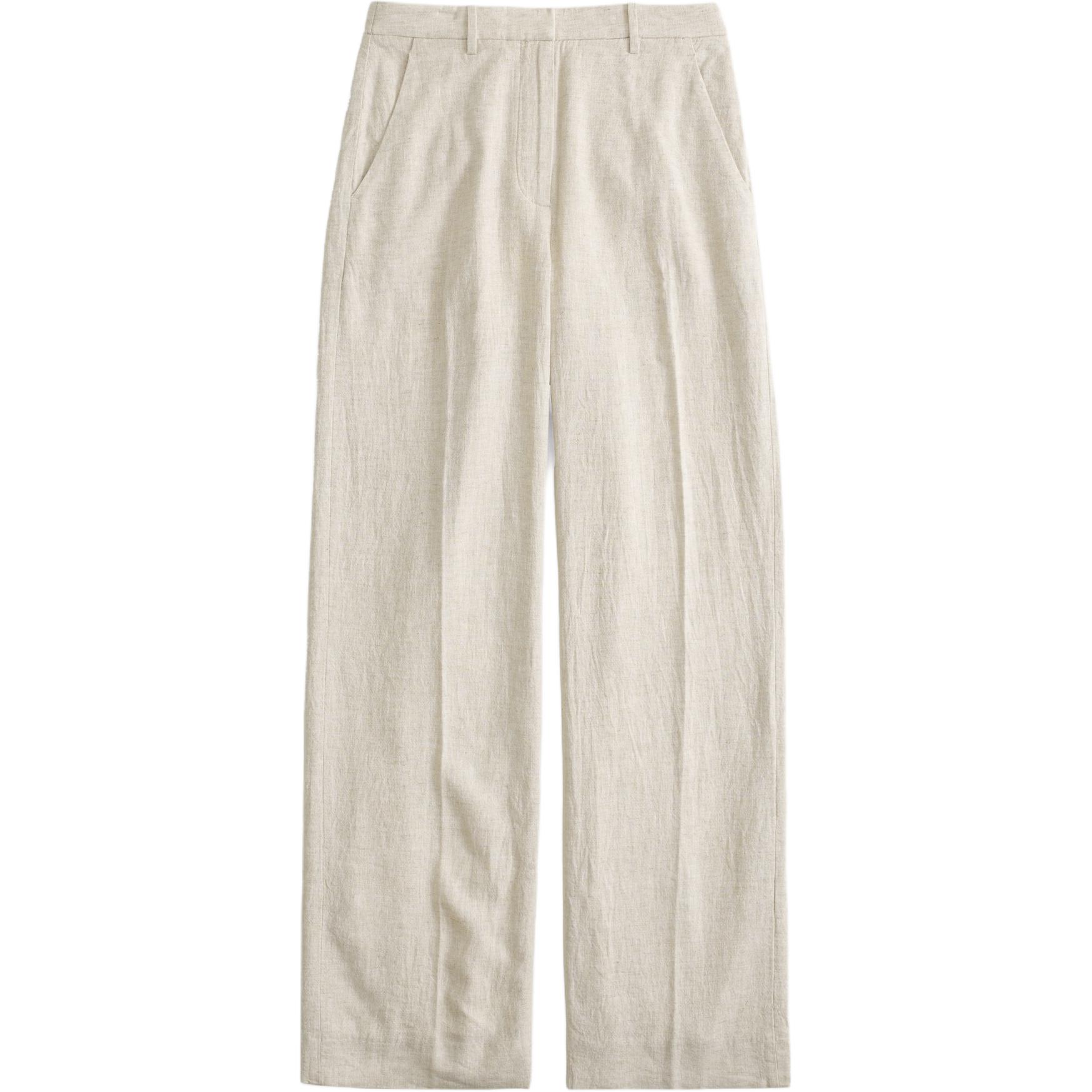 

Женские повседневные брюки Abercrombie＆Fitch, серовато-бежевый