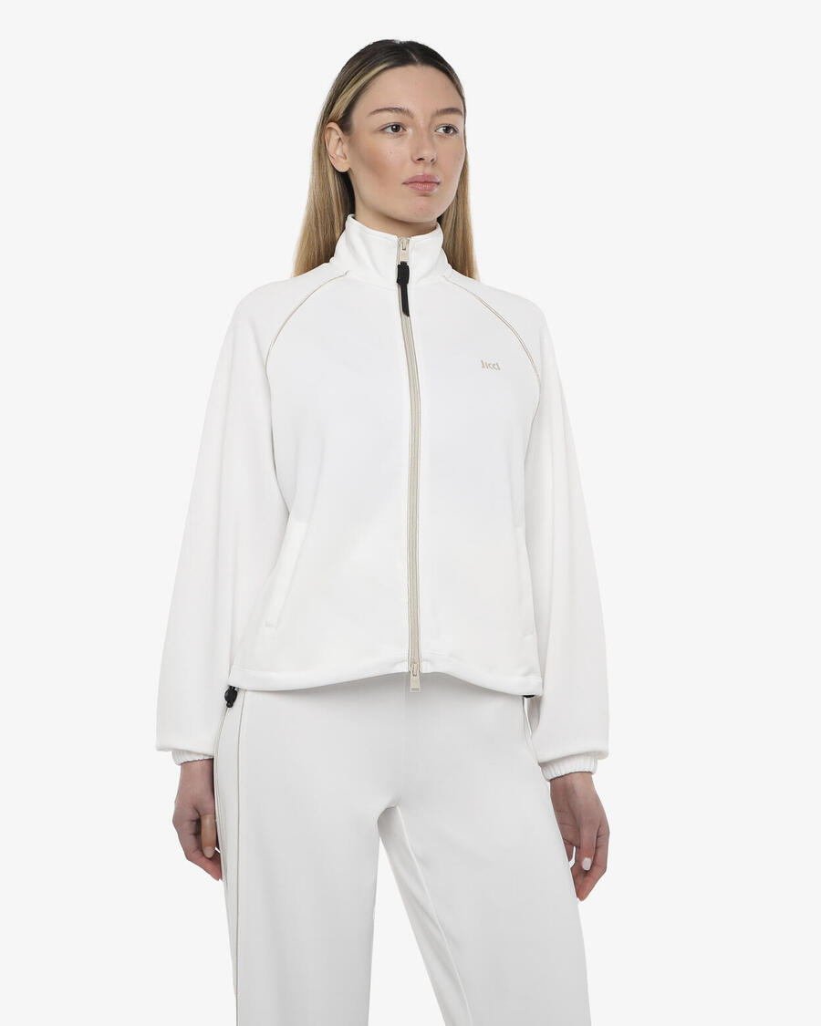 

JAKED белая синтетическая фитнес-куртка для женщин