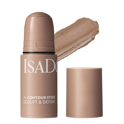 

IsaDora Stick'n Brush Contouring Stick с кистью Matte Natural Contour 2-в-1 Cream Contour Stick и Contour Brush Cool Beige 30