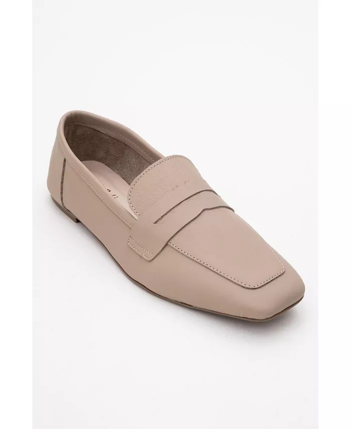 Мокасины Morne из замши и кожи Forever & Always Shoes, коричневый/бежевый — фото 3