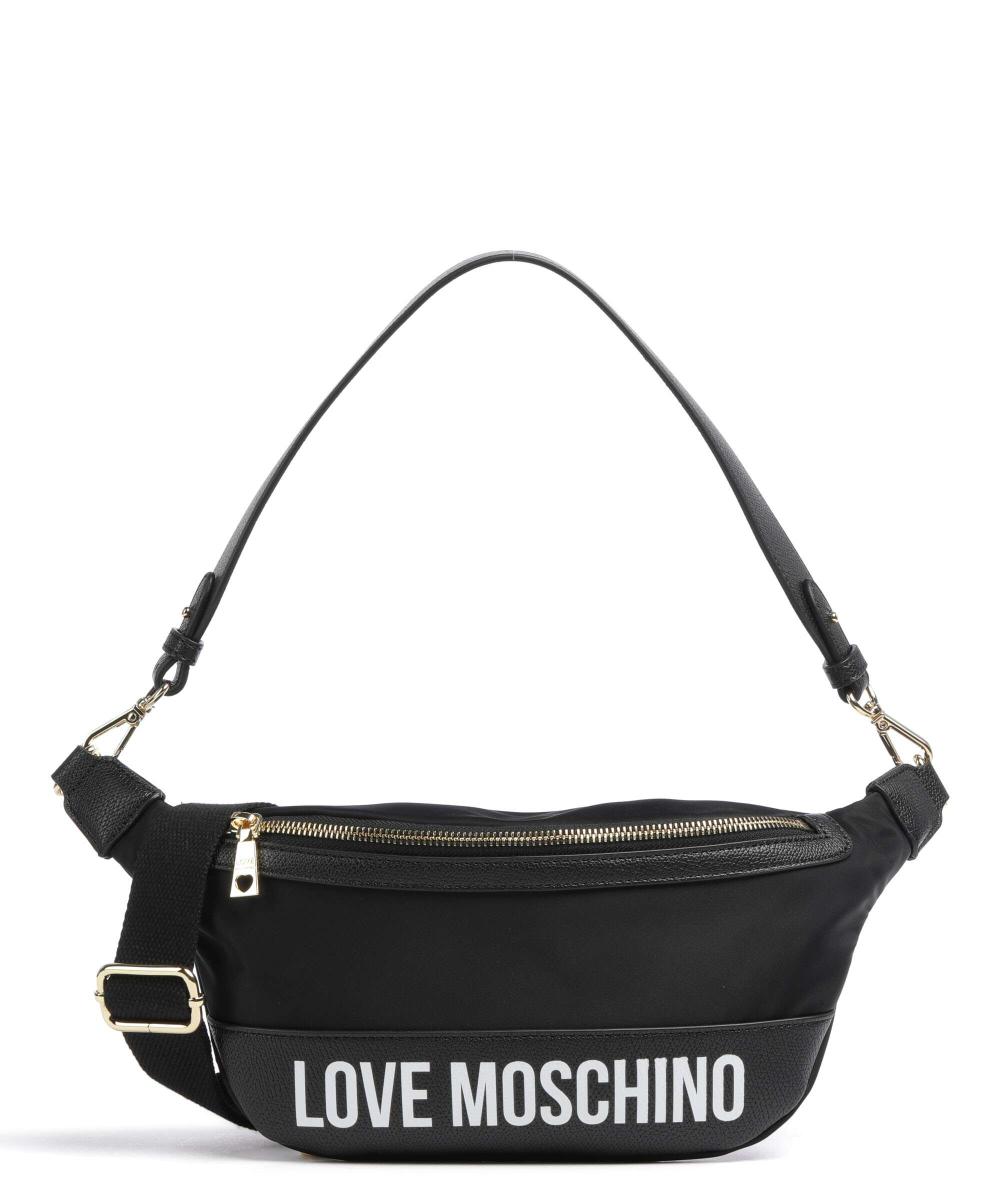 

Поясная сумка City Lovers нейлон, искусственная кожа Love Moschino, черный