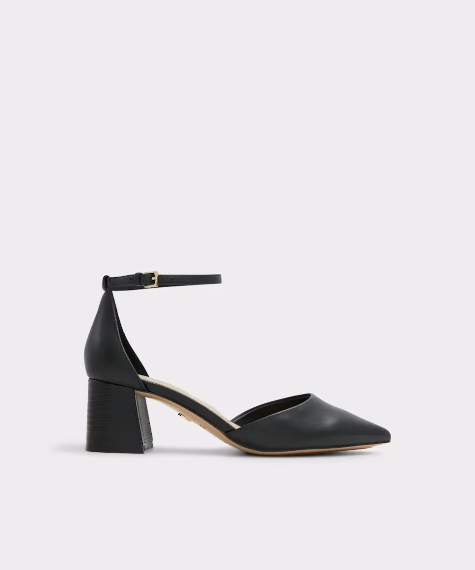 

Женские кожаные туфли с острым носком Aldo, черный