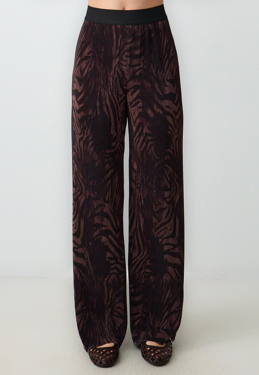 

Брюки Jimmy Key CUT REGULAR WIDE LEG PATTERNED, Biiter Brown/Mottled Brown