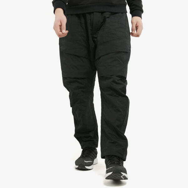 Брюки men's nsw tech pack loose casual solid color sports woven long pants/trousers black Nike, черный — фото 4