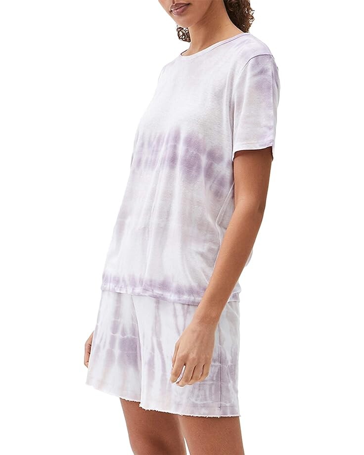 

Футболка Michael Stars Colleen Fiji Wash Crew Tee, цвет Orbit Combo