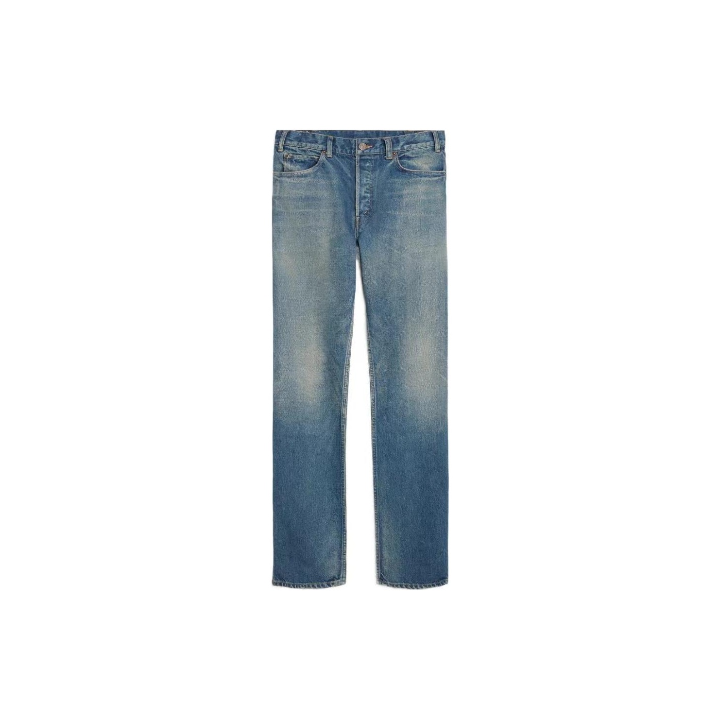 

Мид-райз куртка джинсы CELINE, синий