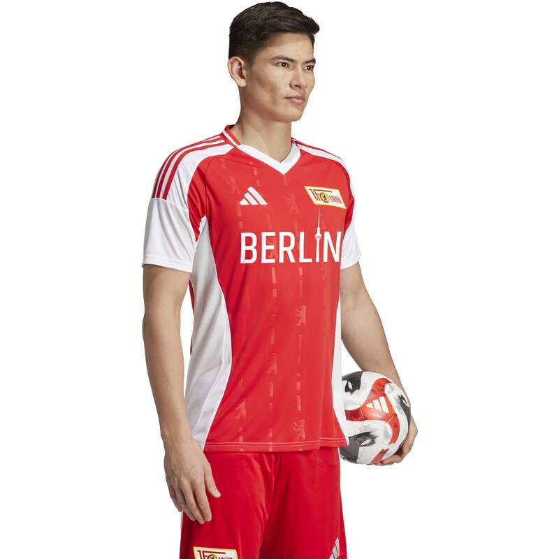 Домашняя футболка ФК «Унион Берлин» 24/25 Adidas, белый — фото 4