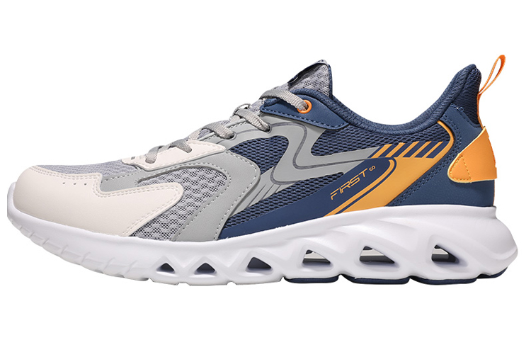 

361° Массивные низкие кроссовки мужские серо-синие