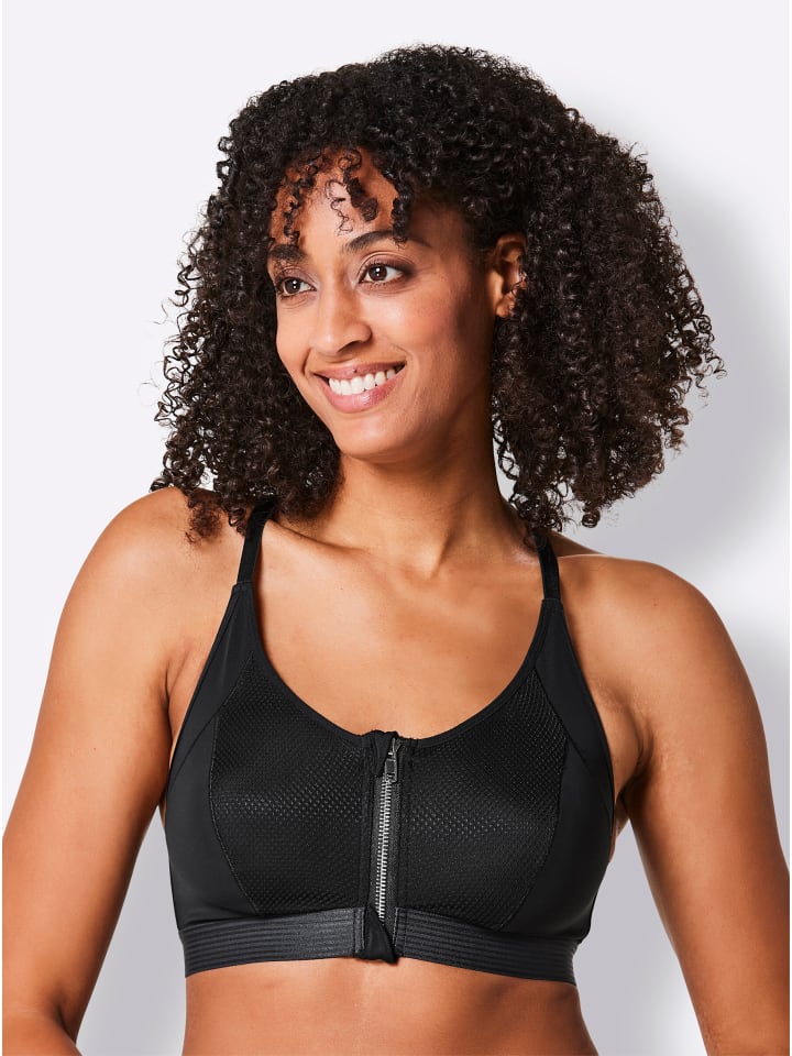 

Бюстгальтер с застежкой спереди без косточек, черный WITT WEIDEN