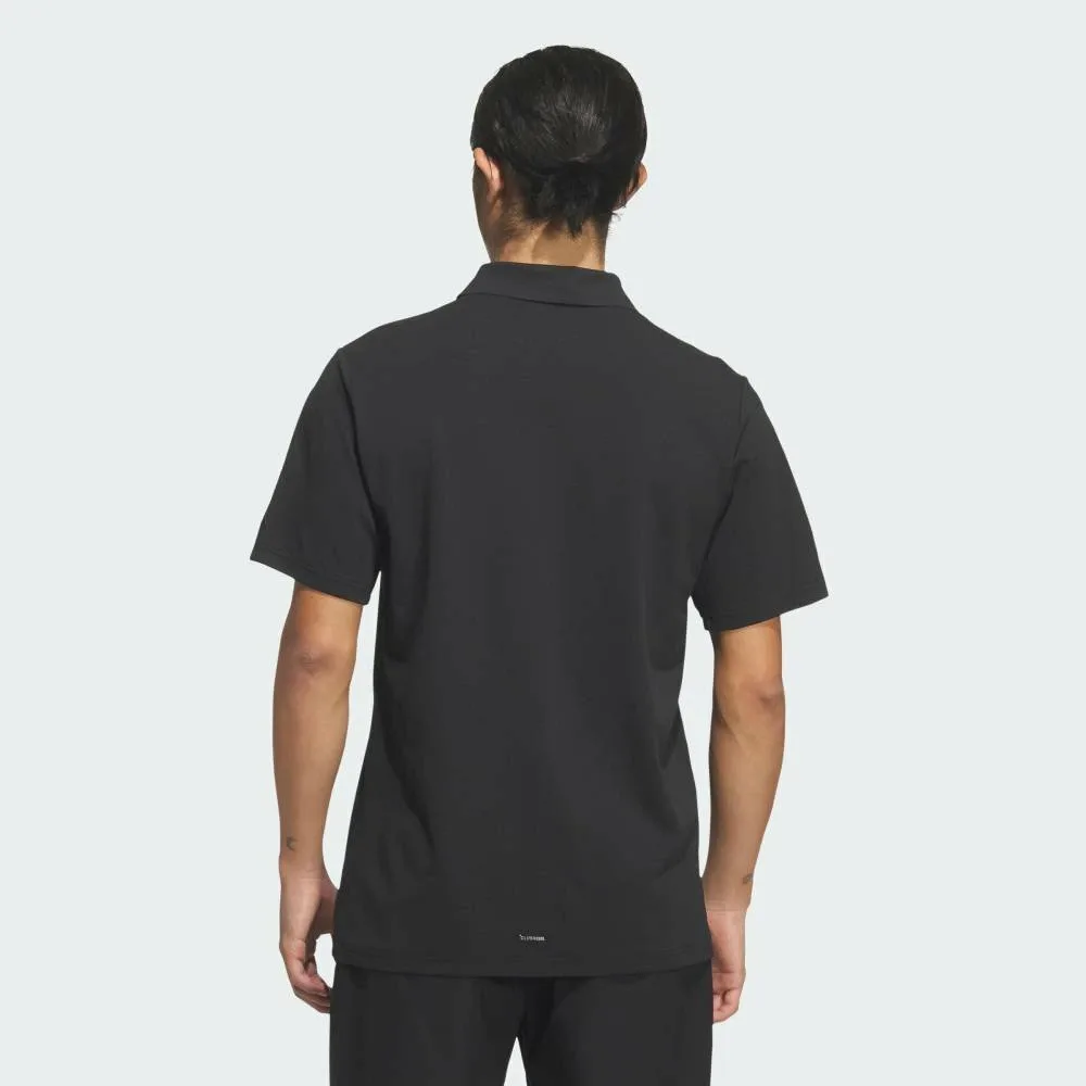 Футболка-поло Premium Regular Fit Adidas, black — фото 2