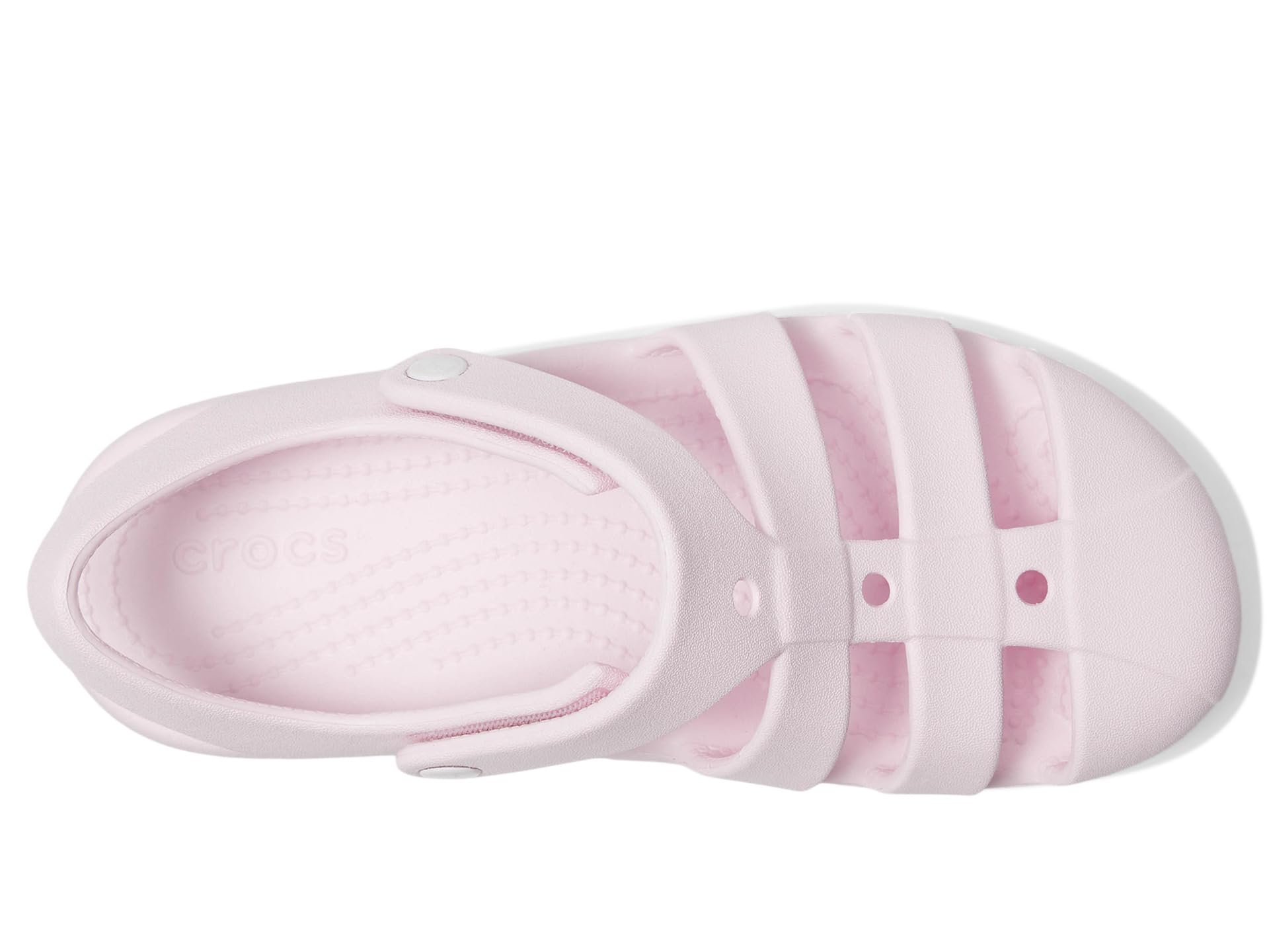 Туфли Crocs Kids Classic Fisherman Sandals, цвет Pink Milk — фото 2