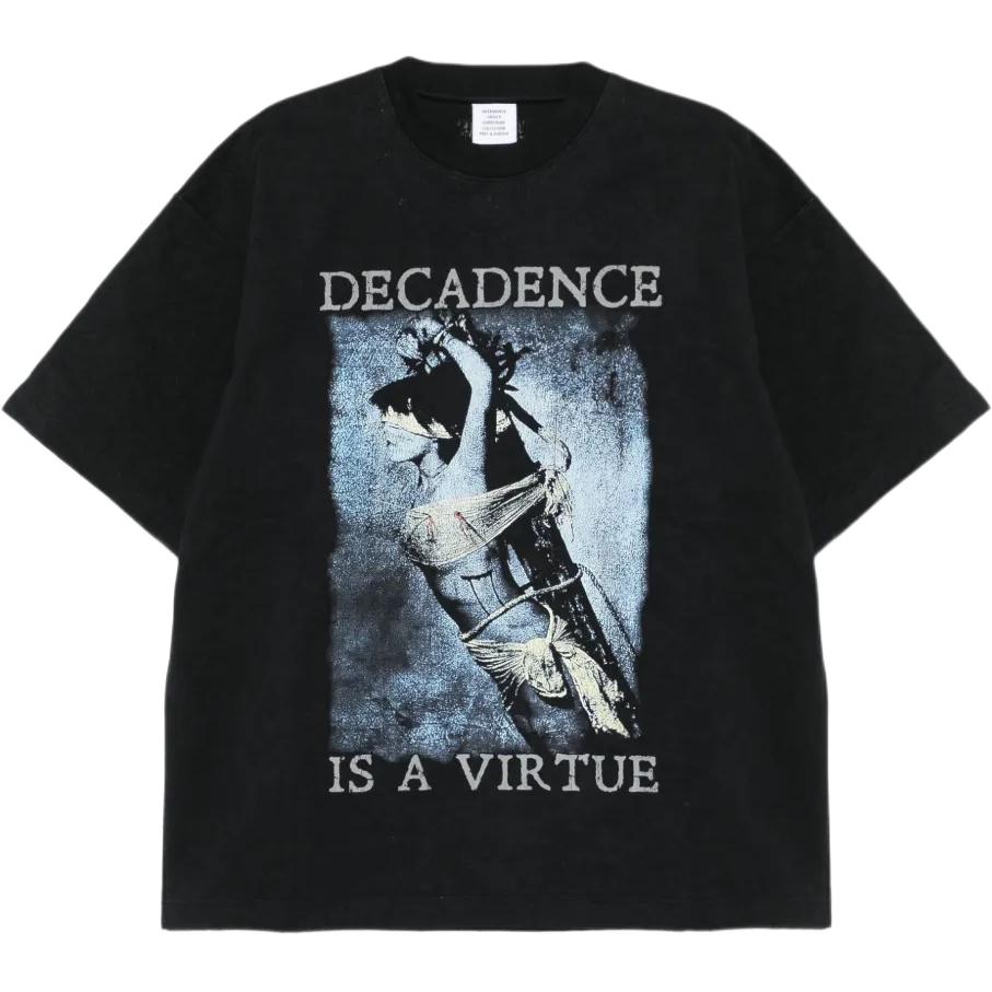 

Футболка с принтом Vetements, черный