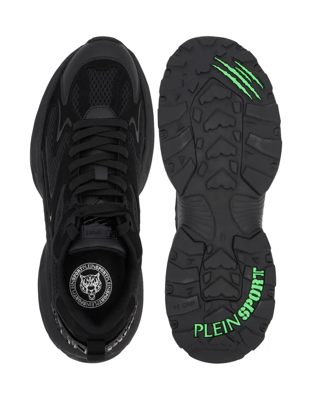 Сетчатые кроссовки Pulse X Plein Sport, черный — фото 4