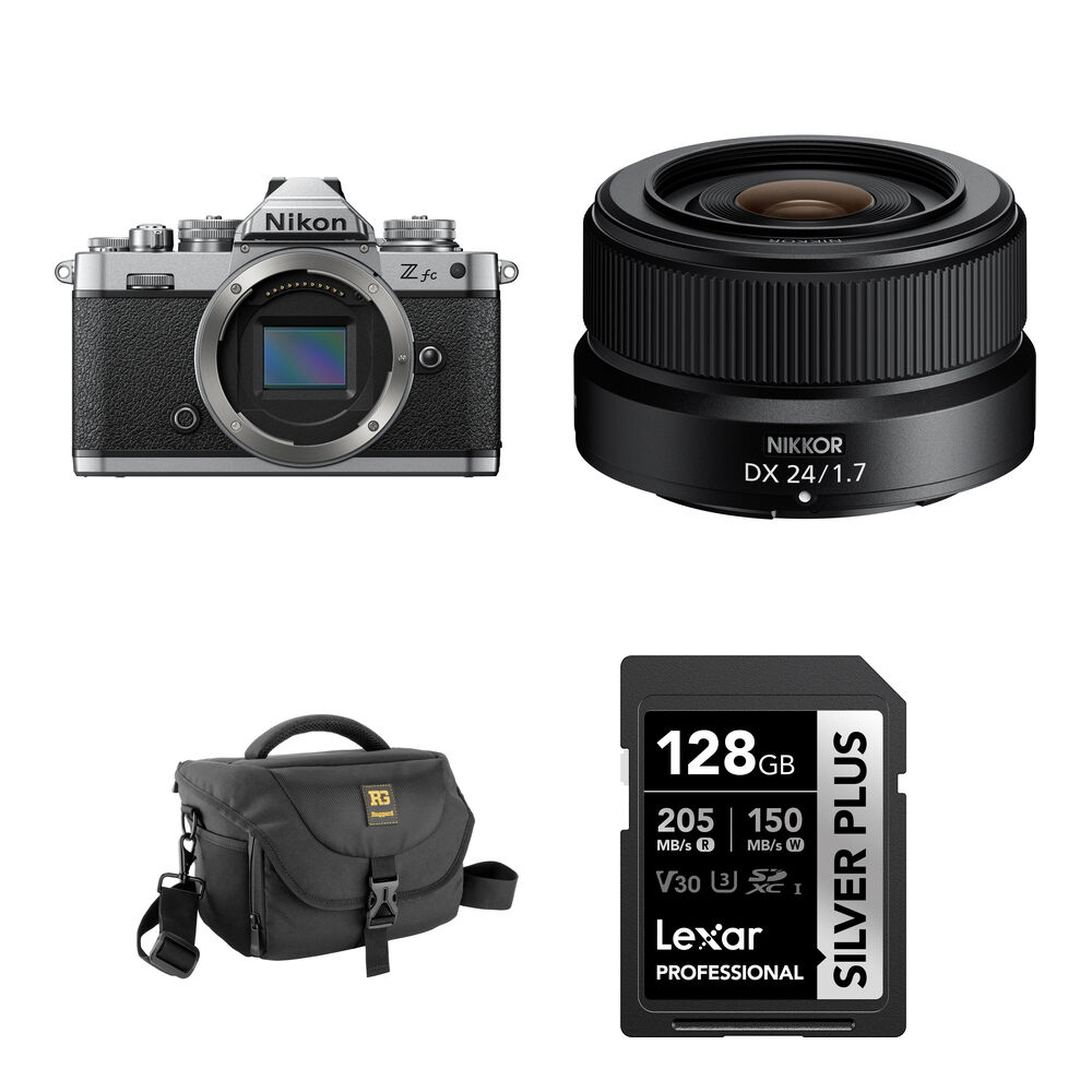 

Беззеркальная камера Nikon Zfc Mirrorless Camera with 24mm f/1.7 Lens and Basic