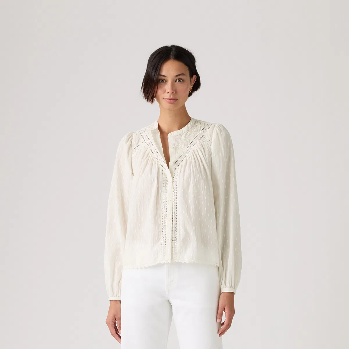 Рубашка женская White Other Levis — фото 4
