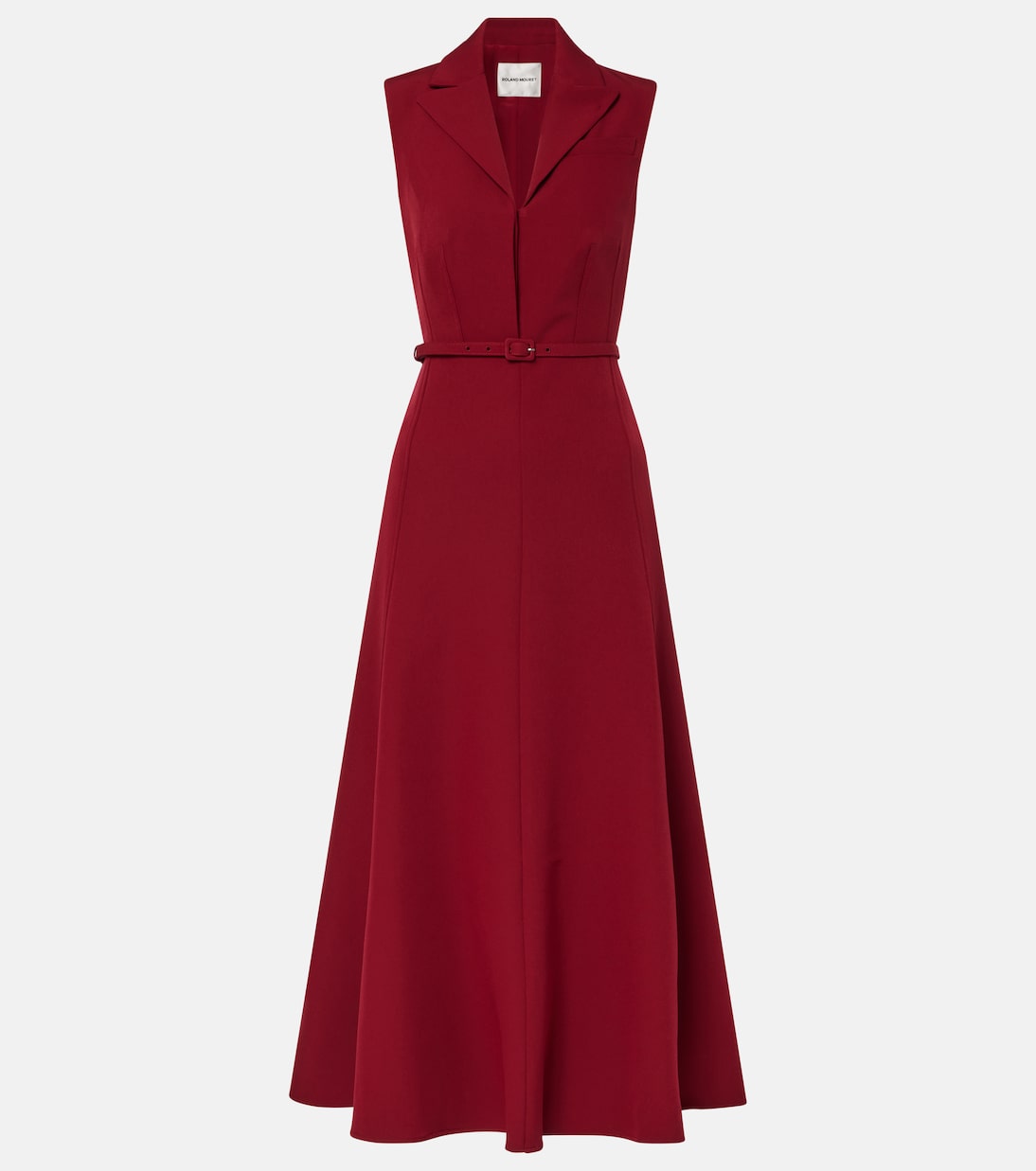 

Миди-платье из крепа Roland Mouret, Dark Red
