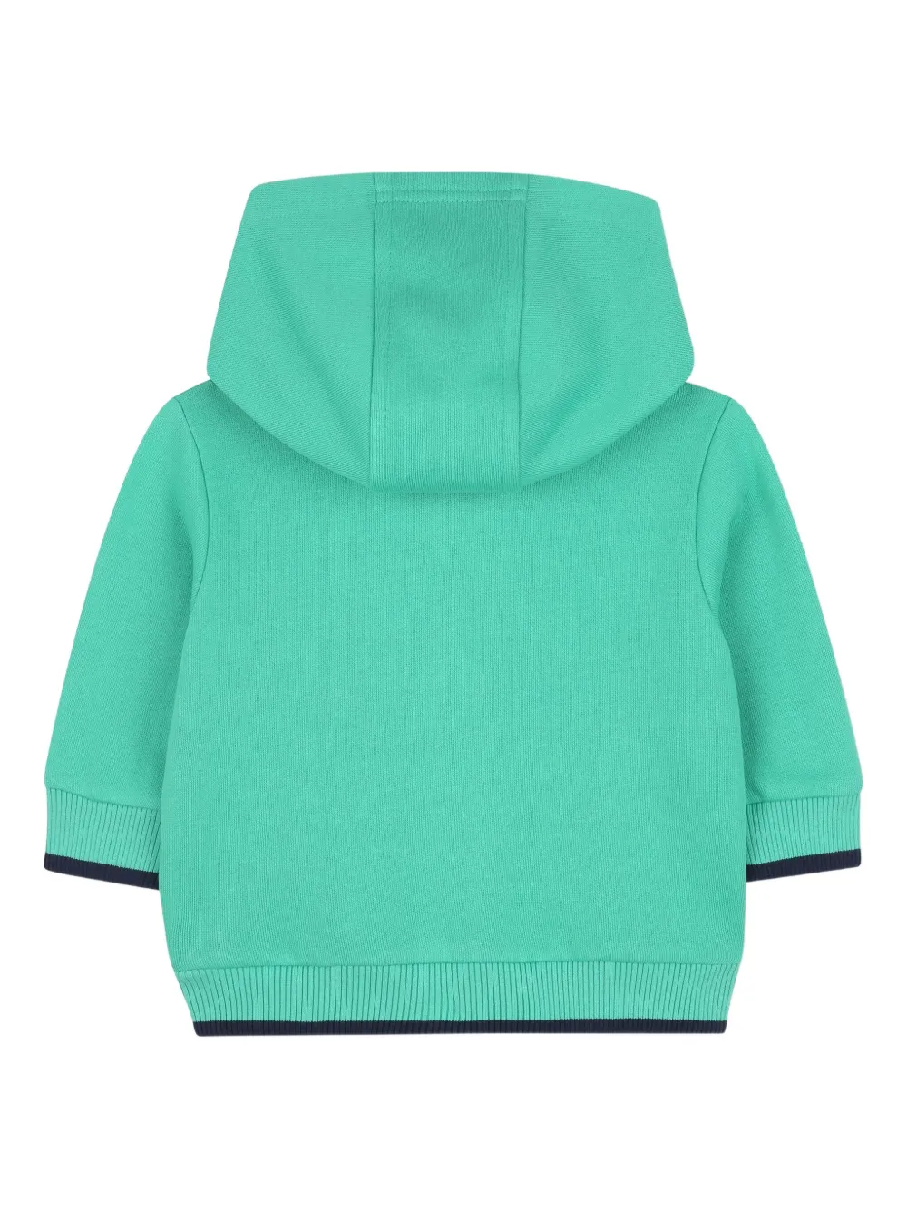 Толстовка с капюшоном на молнии с логотипом Timberland Kids, зеленый — фото 2