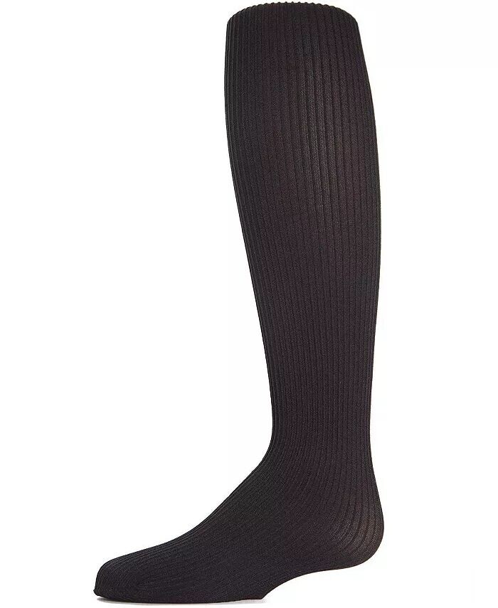 

Колготки в рубчик с текстурированными пальцами для девочек Memoi, серый