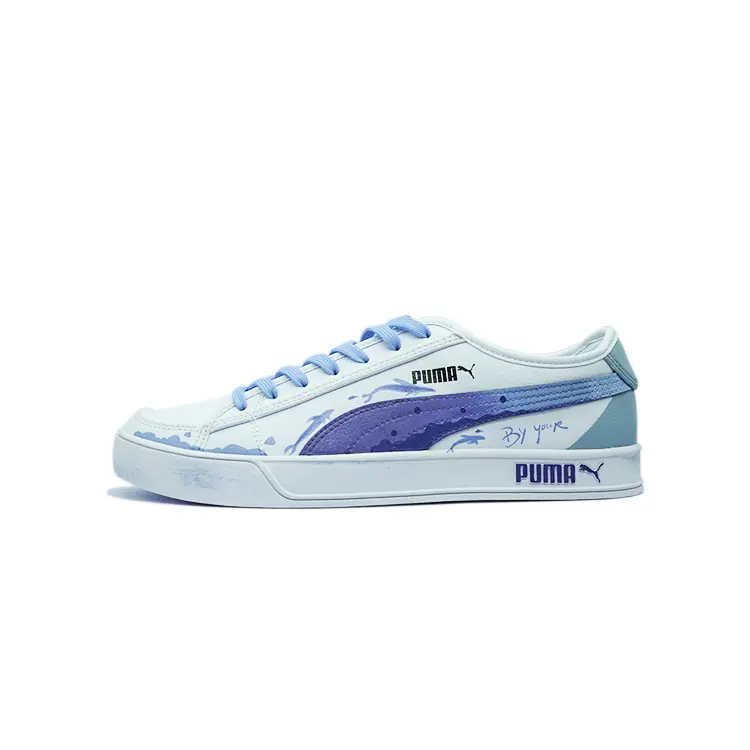 

Кроссовки Puma Smash V2 Skateboarding Shoes Unisex Low-top Blue/Purple, белый