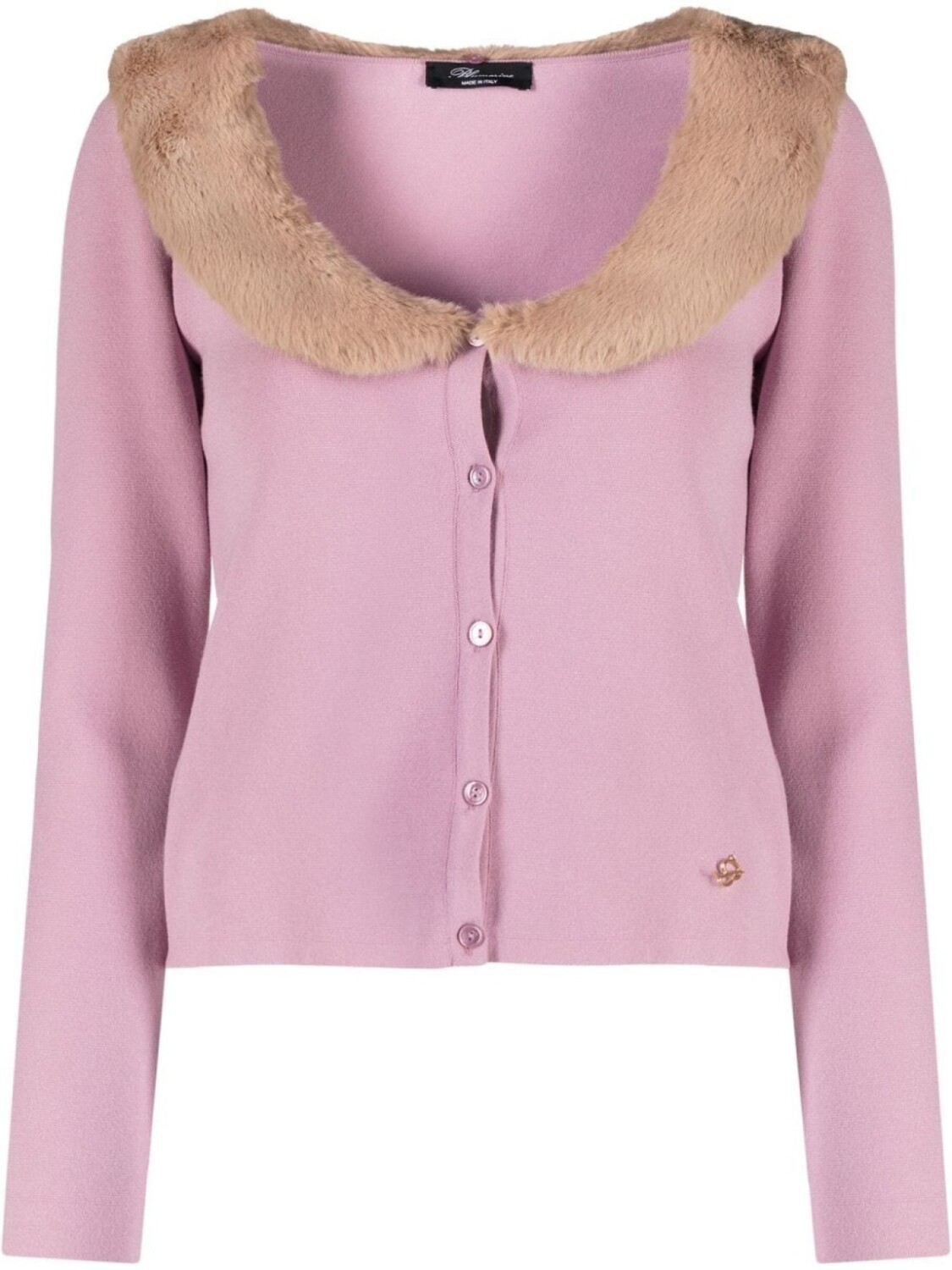 

Blumarine кардиган из шерпы, розовый