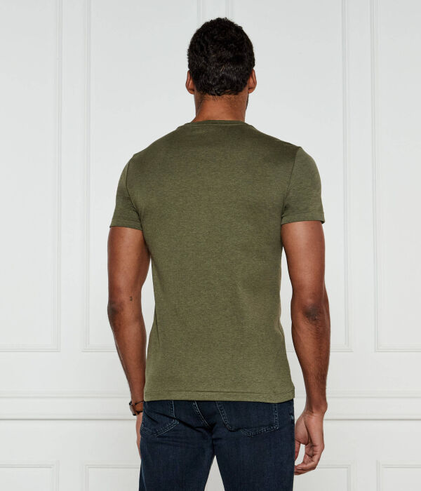 Футболка мужская Polo Ralph Lauren Slim Fit, зеленый — фото 3