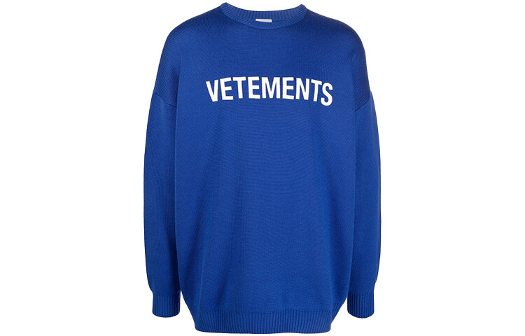 

Свитер унисекс синий Vetements, синий